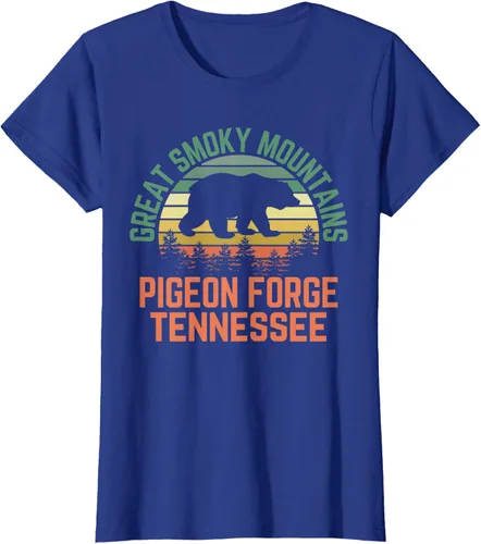 Vista 44 de Camiseta Pigeon Forge Great Smoky Mountains National Park Tennessee, Negro, S