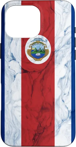 Vista 19 de Bandera de Costa Rica y fondo elegante - Funda del orgullo costarricense para iPhone 17