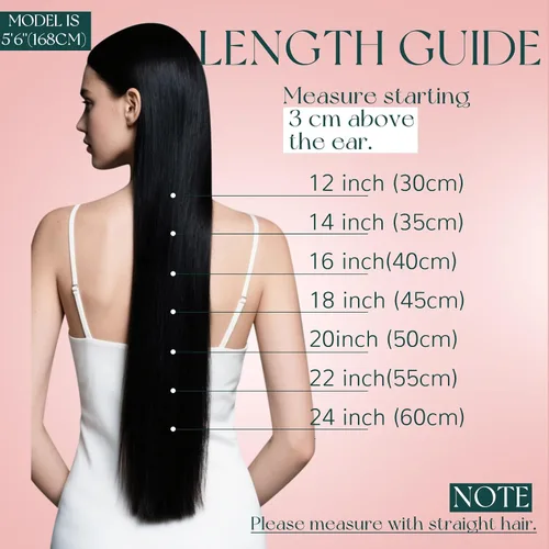 Vista 8 de Easyouth Extensiones de cabello rubio con clip, extensiones de cabello humano con clip, color rubio blanco, 7 unidades de 3.33 oz, extensiones