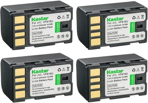 Vista 6 de Kastar BN-VF815 - Batería de repuesto para JVC GY-HM100 GY-HM100U GY-HM150 GY-HM170U GY-HM180 GY-HM360 GR-D720 GR-D720EK GR-D720EX GR-D720GRUS -D721