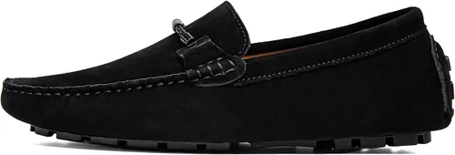 Vista 6 de Go Tour Mocasines Penny para hombre, mocasines para conducir, zapatos planos para barco