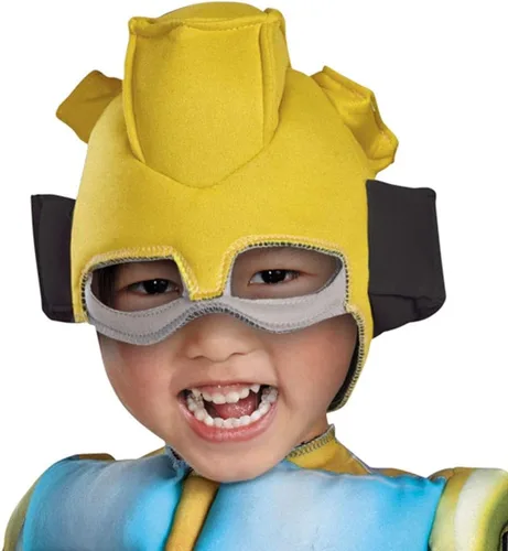 Vista 3 de Disfraz de robot de rescate BumbleBee para niños de Disguise., L