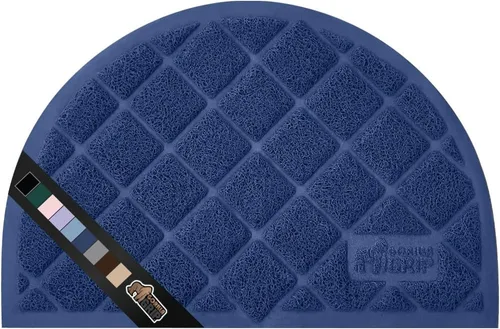 Vista 49 de GORILLA GRIP Tapete para caja de arena para gatos, resistente al agua, respaldo texturizado, fácil de limpiar, menos residuos y suelos limpios, 17 x