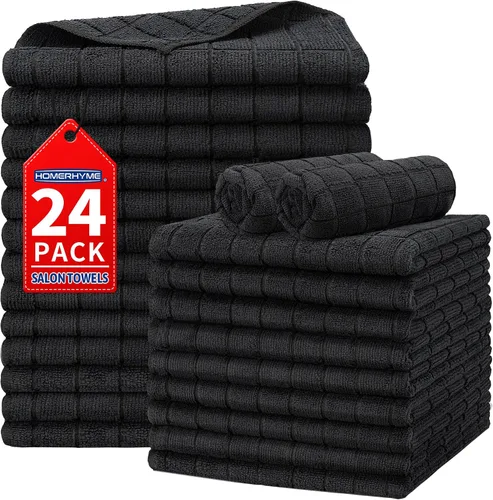 Vista 9 de Toalla para el cabello, paquete de 5 envolturas para el cabello de secado rápido, altamente absorbentes, ajustables, suaves, turbante