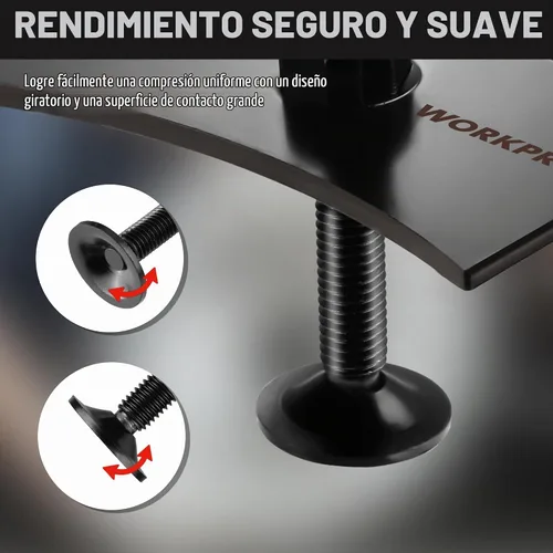Vista 6 de WORKPRO Herramienta de compresión de pinza de freno, herramienta esparcidora de compresor de pistón