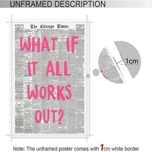 Vista 3 de Drimiler Póster con texto en inglés «What If It All Workout» («What If It All Workout») con texto en inglés «What If It All Workout»