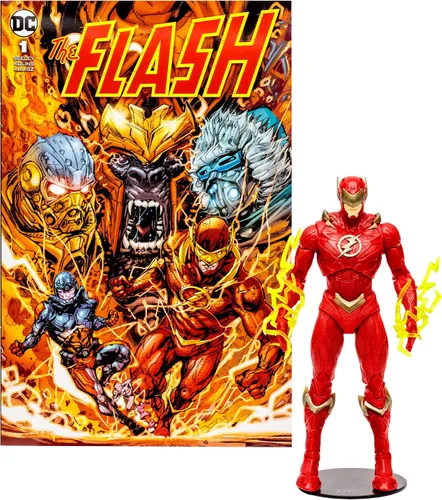 Vista 14 de McFarlane Toys - Figura DC Direct 7IN con cómic - The Flash WV2 - Captain Cold