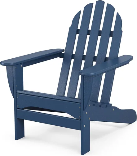Vista 16 de POLYWOOD AD4030AR Silla clásica Adirondack para exteriores, polietileno, Aruba