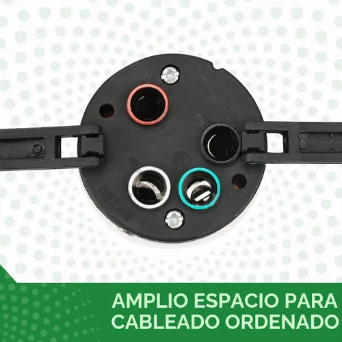 Vista 4 de Enchufe de bloqueo de torsión de 50 amperios, conector del cable