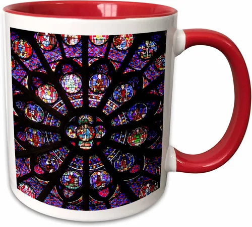 Vista 9 de 3dRose, Taza negra bicolor de 11 oz, negro/blanco