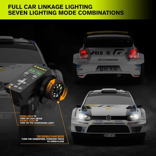 Vista 2 de RLAARLO 1/12 RC Coches sin escobillas para adultos con velocidad máxima de 50+ MPH, coche de rally todo terreno, camión RC todoterreno 4W, camiones