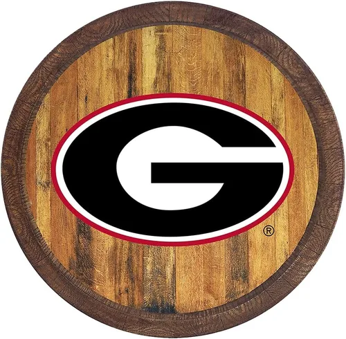 Vista 125 de The Fan Brands NCAA Alabama Crimson Tide: "Faux" - Letrero de barra del equipo deportivo, decoración para el hogar, dormitorio, garaje, oficina