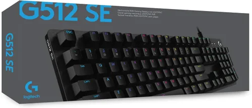 Vista 4 de Teclado mecánico para juegos Logitech G512, edición especial, teclas retroiluminadas RGB Lightsync, interruptores de teclas GX Blue Clicky, carcasa