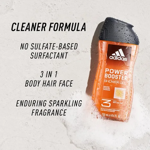 Vista 3 de Adidas Gel de ducha Power Booster 8.5 fl oz