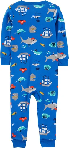 Vista 53 de Simple Joys by Carter's Pijama de algodón sin pies de ajuste cómodo para niños (3 unidades)