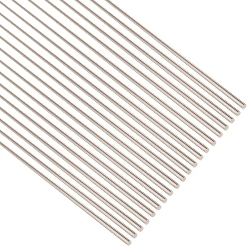 Vista 13 de Varillas de soldadura con 10 varillas de soldadura de plata 5% BCuP-3 Varilla de soldadura 1/12 "x10" para aire acondicionado refrigerador