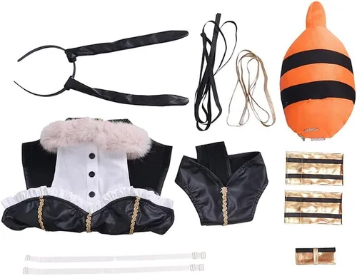 Vista 8 de FF7 Remake Cosplay Tifa Lockhart - Disfraz de abeja miel para niña, traje de Halloween