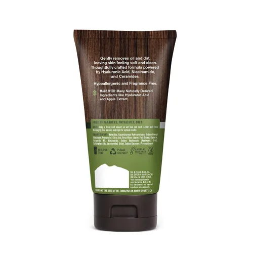 Vista 8 de Every Man Jack Jabón facial hidratante para hombres con ácido hialurónico y niacinamida, elimina suavemente la suciedad y el aceite, revive la piel