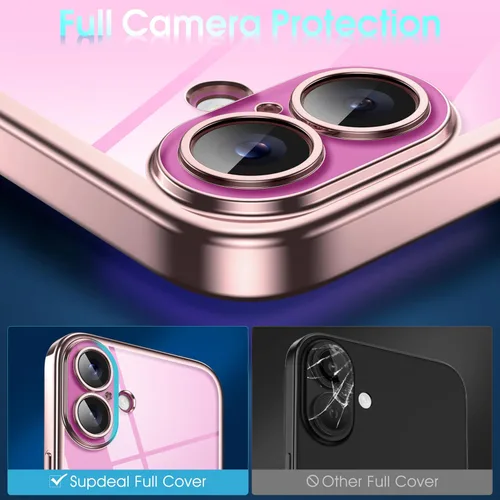 Vista 727 de Supdeal Funda cristalina transparente para iPhone 11, [No se amarillea] [Protección de la cámara] [Probado contra caídas de grado militar] Funda