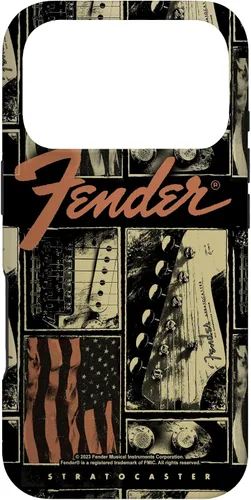 Vista 30 de Fender Funda vintage Stratocaster Americana Distressed Collage para iPhone 17
