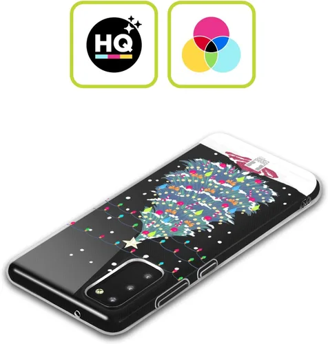 Vista 2 de Head Case Designs Classic Merry Christmas Trees Gel Case [Military Grade Protection] Compatible with Galaxy M30s (2019)/M21 (2020)