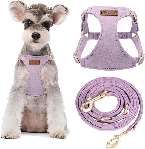 Vista 24 de Arnés para cachorros Puppytie XXS sin tirones con correa multifuncional para perro, suave ajustable, sin estrangulamiento, a prueba de escapes