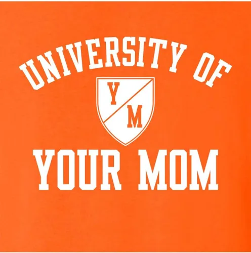 Vista 24 de Go All Out University of Your Mom - Sudadera con cuello redondo para hombre