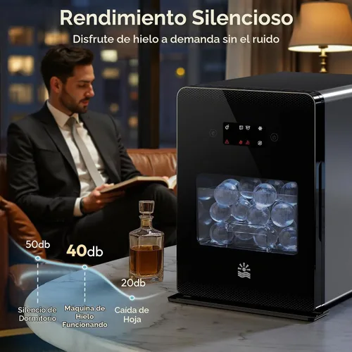 Vista 6 de Fabricante de bolas de hielo de 2 "para whisky, esfera de hielo
