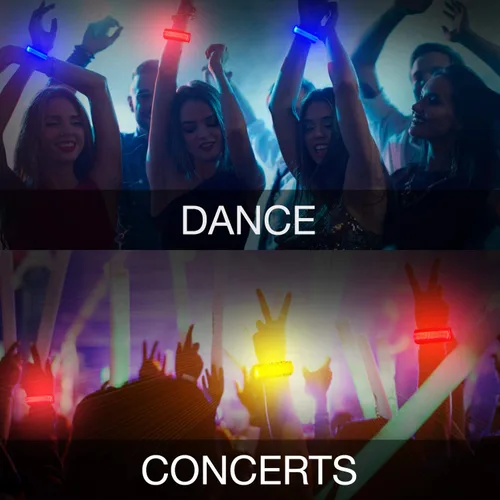 Vista 8 de KIRALUMI 8 pulseras LED que brillan en la oscuridad, pulseras de fiesta de Halloween que brillan en la oscuridad, suministros para Navidad