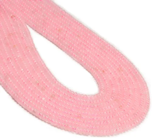 Vista 69 de CAI YI MING, cuentas 2x4mm naturales en forma de rondelle – Espaciadores de gemas sueltas para hacer joyas DIY (Amazonita)