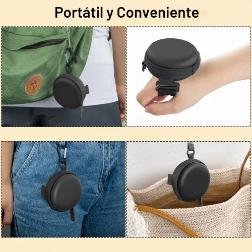 Vista 4 de JOYJOM Estuche rígido de transporte para Go Plus Plus + accesorio, bolsa protectora de piel sintética EVA portátil, funda de transporte rígida