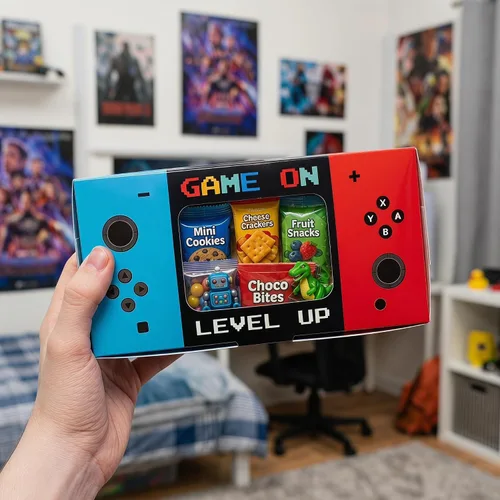 Vista 5 de Shescrzionu Cajas de Recuerdos de Fiesta de Videojuegos 12 PCS-Recuerdos Perfectos de Fiesta Gamer, Cajas de Recuerdos de Fiesta con Ventana