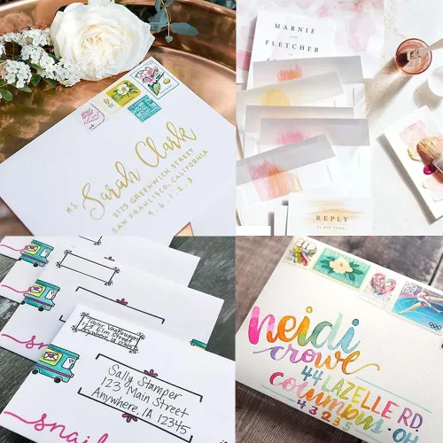 Vista 7 de Supla 150 sobres de invitación A7 en blanco autoadhesivo de 5 1/4 x 7 1/4 de 95 libras. Papel para bodas, invitaciones de ducha, anuncios de correo