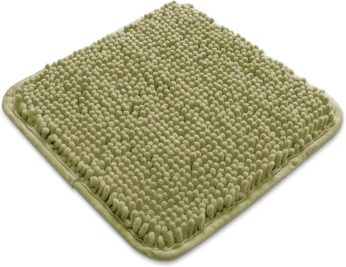 Vista 139 de Yeaban Alfombra de pasillo de baño de 24 x 72 pulgadas, antideslizante, alfombra de baño larga de felpilla gruesa, absorbente y lavable, alfombra