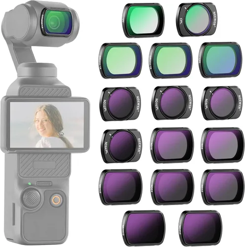 Vista 12 de NEEWER Magnetic Filter Set Compatible with DJI Osmo Pocket 3 4 Xtra Muse