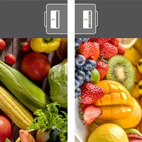 Vista 8 de SANNO Contenedores de almacenamiento de alimentos para refrigerador, Frigorífico, Fruta, Almacenamiento de verduras, contenedores de ahorro