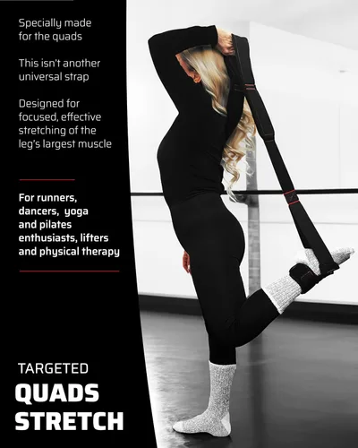 Vista 2 de THEFITGUY Paquete de flexibilidad y fuerza: correa de máquina de cable de fijación múltiple y correa de estiramiento cuádruple para entrenamiento
