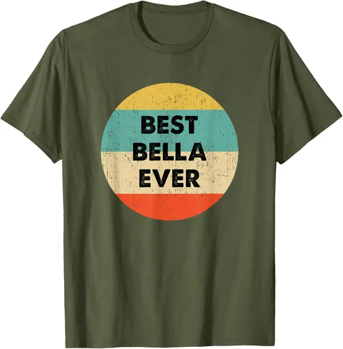 Vista 52 de Bella Name - Camiseta, Negro, S