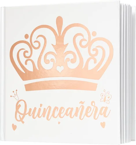 Vista 8 de Calculs Libro De Firmas para Quinceañera Libro de Visitas Mis Membrillo 15 Cumpleaños Libro de imágenes centros de mesa para 15 años quinceañeras