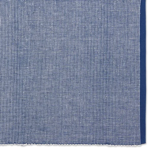 Vista 2 de DII Juego de manteles individuales de la colección de dos tonos, color azul marino, 6 piezas