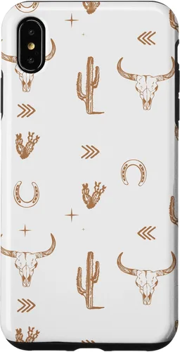 Vista 11 de Western Country - Carcasa para iPhone 17, diseño de calavera de toro sureño