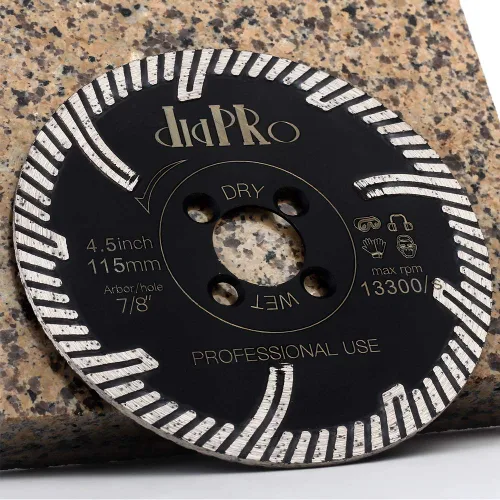 Vista 3 de Hoja de granito de diamante de 4,5 "para cortar y moler azulejos de porcelana de mármol de granito