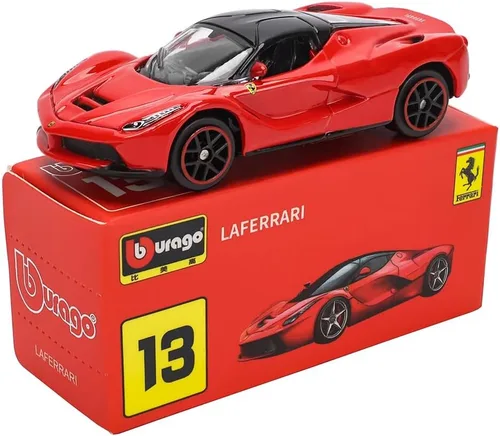 Vista 15 de Bburago Coche modelo de metal fundido a troquel a escala 1:64 de la serie Ferrari (430 Scuderia)