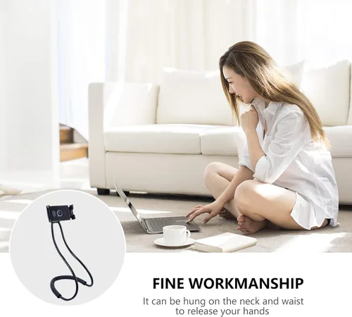 Vista 3 de Hemobllo Soporte para teléfono móvil - Soporte para teléfono celular Lazy Soporte para teléfono celular Soporte universal para teléfono