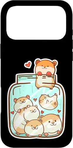 Vista 22 de Hamsters in a Jar Cute Animal Hammy Owner Pet Lover Gift Case for iPhone 17