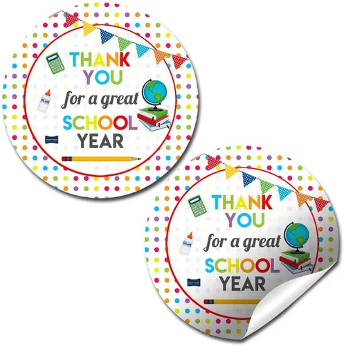 Vista 9 de S'More Teachers Like You Teacher Appreciation Thank You, 40 calcomanías circulares de fiesta de 2 pulgadas por AmandaCreation, ideales para sellos