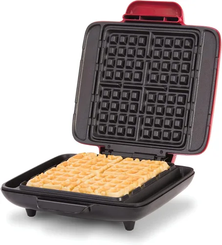 Vista 3 de DASH Máquina de gofres sin goteo: plancha para gofres de 1200 W + máquina para hacer gofres para gofres, hash browns o cualquier desayuno, almuerzo