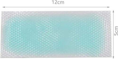 Vista 3 de 20 almohadillas de gel fresco, parches de gel refrescante, tiras refrescantes para la frente, alivia el dolor de cabeza, dolor de muelas, dolor