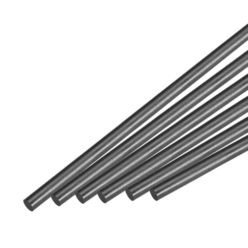 Vista 15 de MECCANIXITY Varilla de fibra de carbono, 0.020 in x 3.937 in para avión RC DIY herramienta ala tubo brazo cuadricóptero, paquete de 6