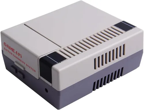 Vista 5 de GeeekPi Funda para Raspberry Pi 4, Pi 4 con ventilador de refrigeración y disipador de calor Pi 4, funda retro Gaming Game4Pi para Raspberry Pi 4